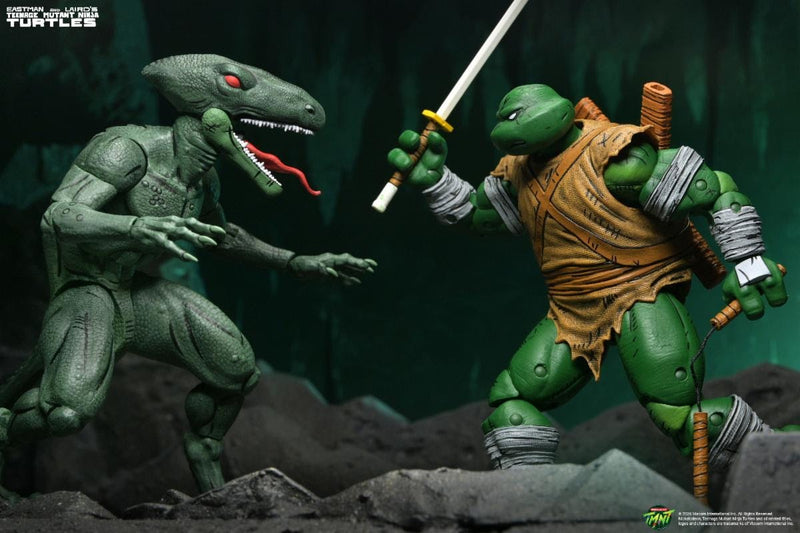 Teenage Mutant Ninja Turtles - Daimyo Orkai & Raptor (Mirage Comics) Action Figure Two-Pack (Preorder Oct 2026) - Collectables > Action Figures > toys -  Neca