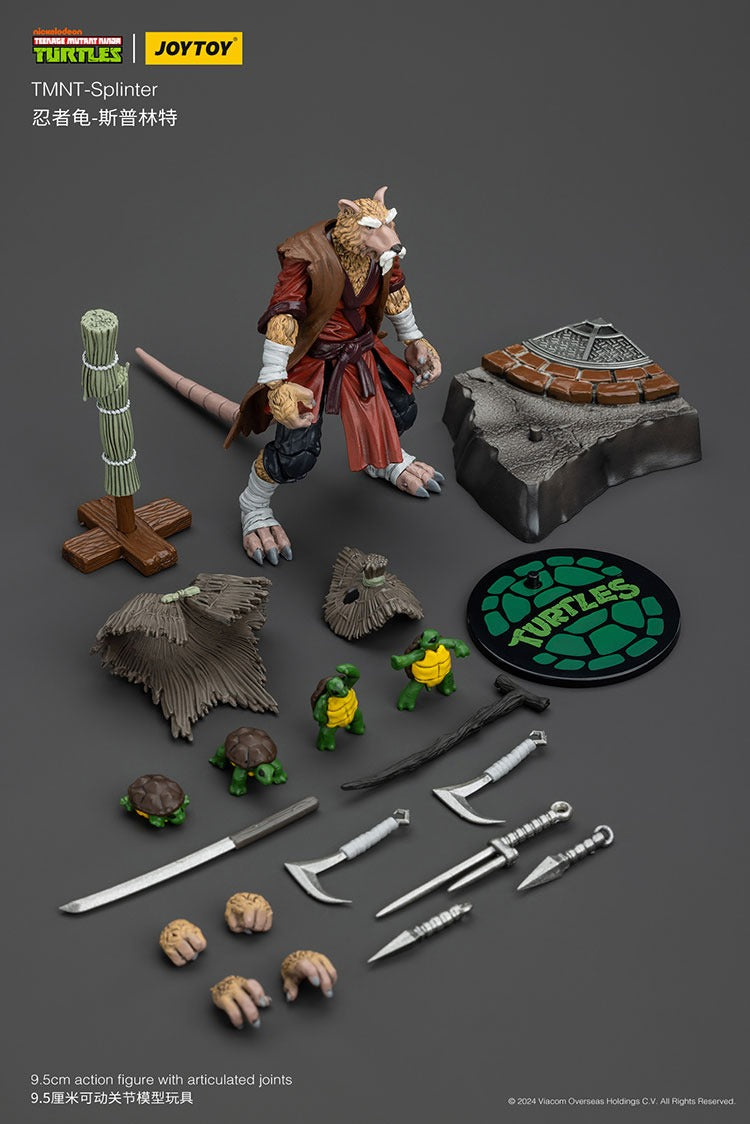 TMNT - 1/18 Scale Teenage Mutant Ninja Turtles - Splinter - Collectables > Action Figures > toys -  Joy Toy