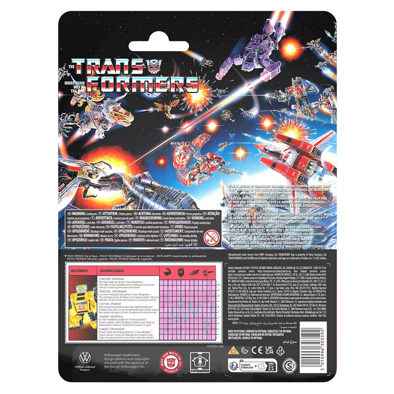 Transformers Retro G1 Autobot Bumblebee