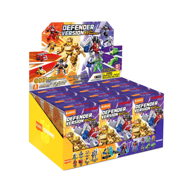 Blokees - Transformers Defender Version 02 - The Overthrow - Set of 12
