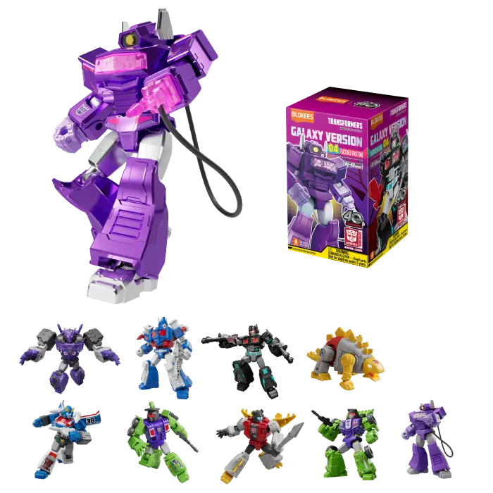 Blokees - Transformers Galaxy Version 04 - Fractured Space-Time - Set of 9