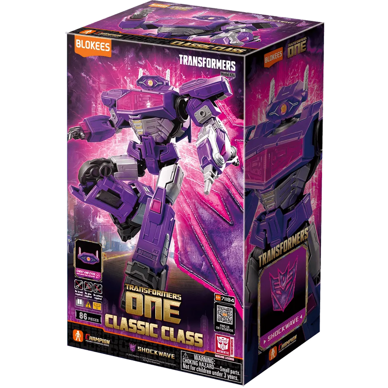 Blokees - Transformers Classic Class 18 - Transformers One - Shockwave