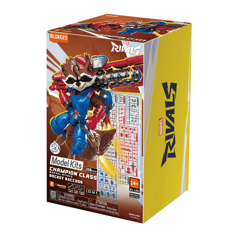 Blokees - Marvel Rivals Champion Class - Rocket Raccoon