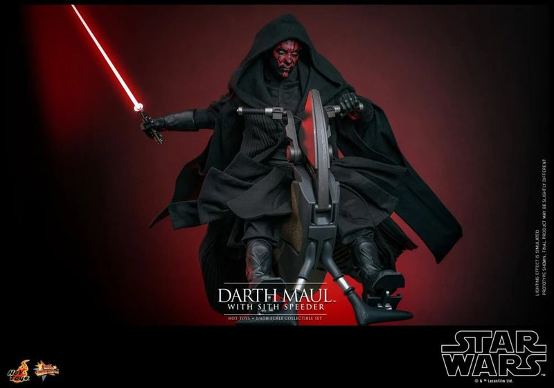 Star Wars: The Phantom Menace - Darth Maul With Sith Speeder 1/6th Scale Collectible Figure Set - MMS749 - Collectables > Action Figures > toys -  Hot Toys
