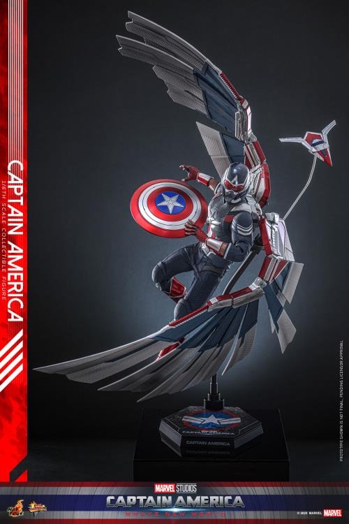 Captain America: Brave New World - Captain America 1/6th Scale Collectible Figure - MMS779 - Collectables > Action Figures > toys -  Hot Toys
