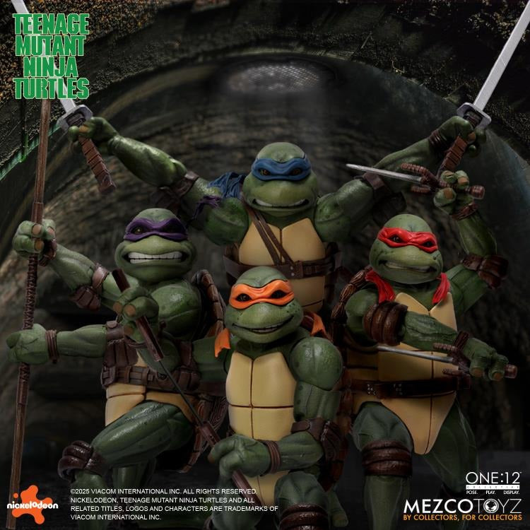 Teenage Mutant Ninja Turtles (1990) One:12 Collective Action Figure Boxed Set (preorder)