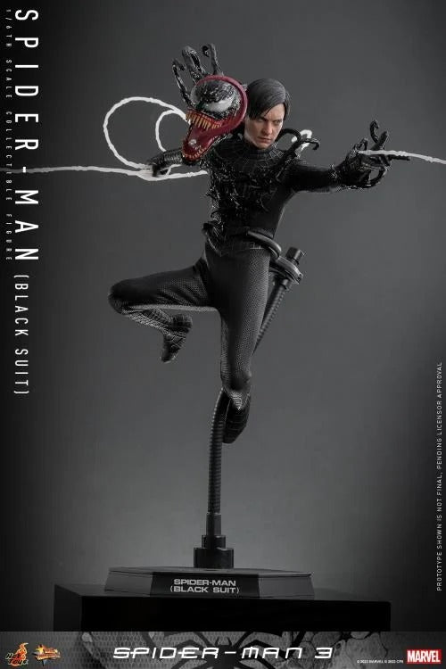 Spider-Man 3 - Spider-Man (Black Suit) 1/6th Scale Collectible Figure - MMS727 - Collectables > Action Figures > toys -  Hot Toys