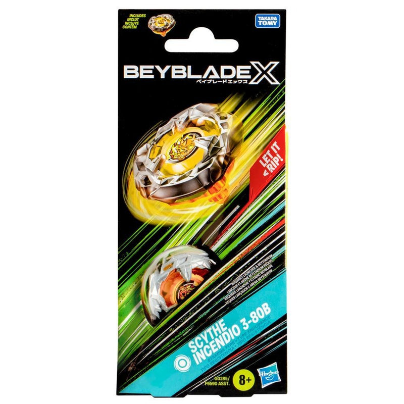 Beyblade X Scythe Incendio 3-80B Top Booster Pack - Collectables > Action Figures > toys -  Hasbro