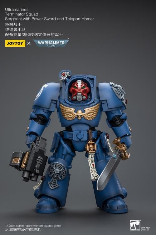 Warhammer 40K - UItramarines - Terminator Squad Sergeant with Power Sword and Teleport Homer