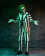 Beetlejuice Beetlejuice - Ultimate "Striped Suit" Beetlejuice Action Figure - Collectables > Action Figures > toys -  Neca