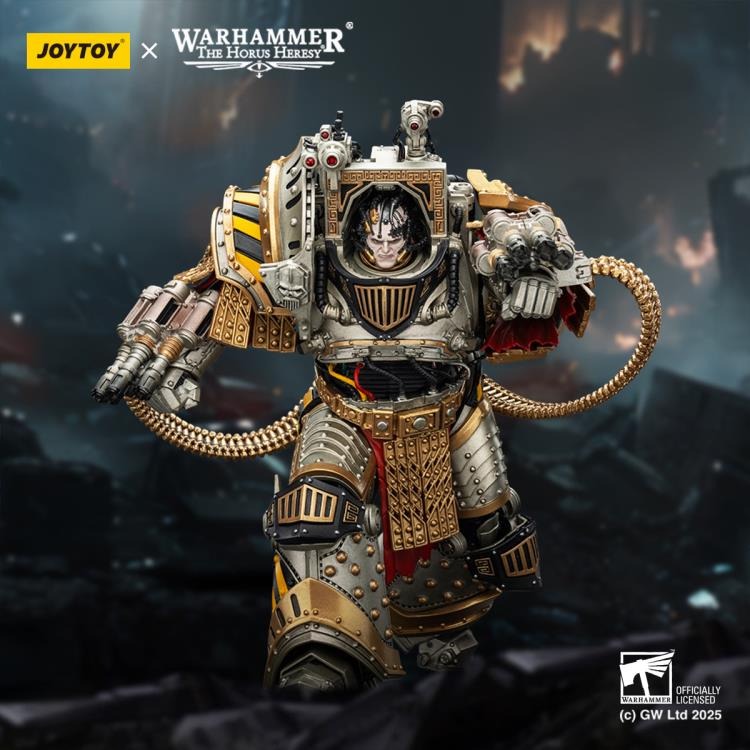 Warhammer 40K - The Horus Heresy - Iron Warriors - Perturabo, Primarch of the IVth Legion 1/18 Scale Action Figure - Collectables > Action Figures > toys -  Joy Toy