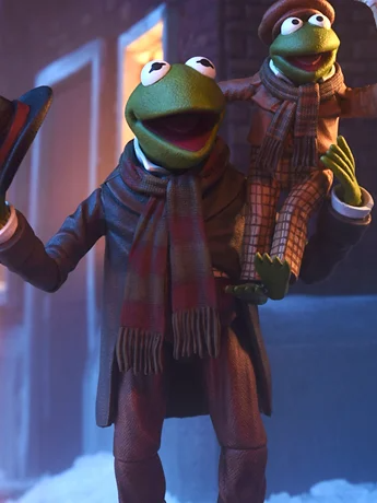 Sesame Street Ultimate - Ultimate Kermit as Bob Cratchit and Robin as Tiny Tim (Preorder Dec 2026)