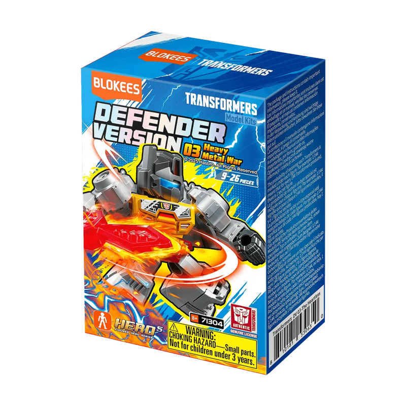 Blokees - Transformers Defender Version 03 - Heavy Metal War - Set of 12