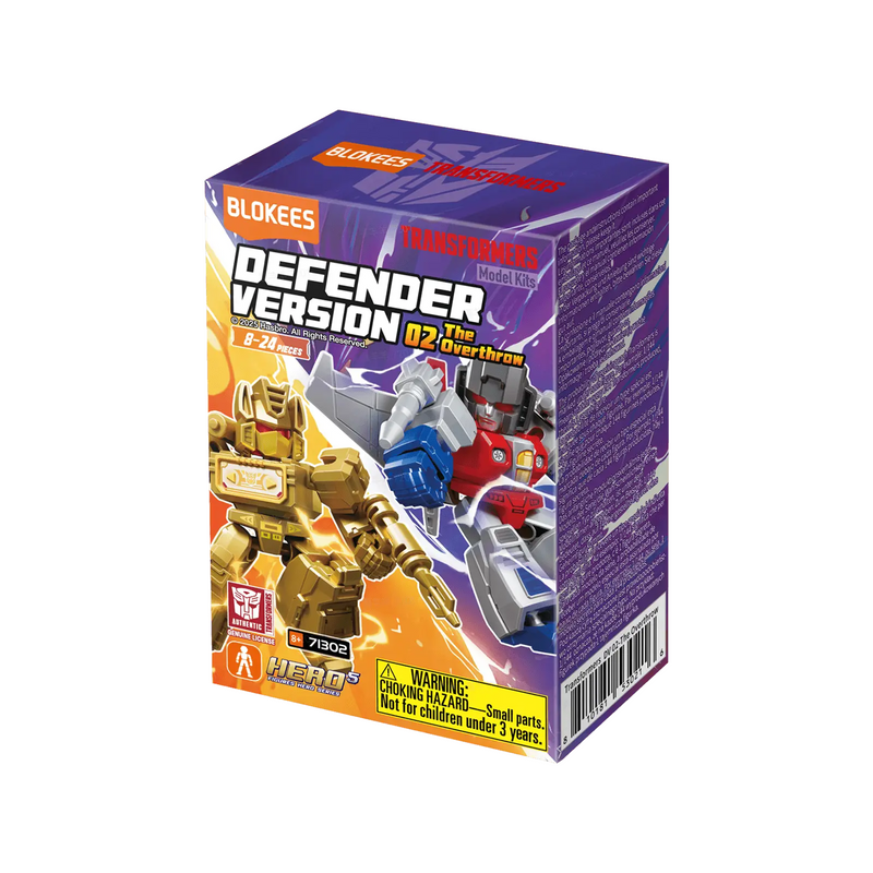 Blokees - Transformers Defender Version 02 - The Overthrow - Set of 12