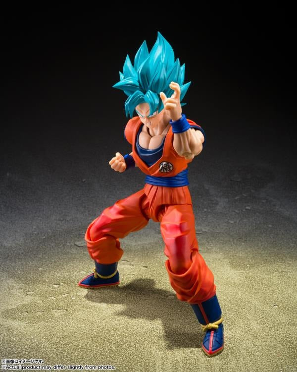 Dragon Ball Super S.H.Figuarts Super Saiyan God Super Saiyan Goku (Blue Power Transcending Limits) Action Figure (Preorder Aug 2026)