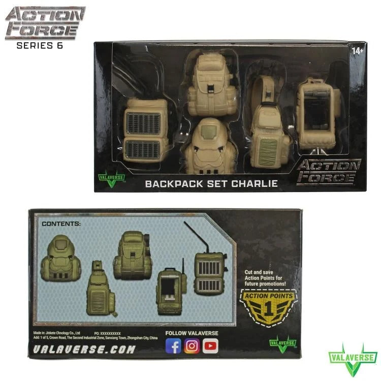 Action Force - Backpack (Charlie) 1/12 Scale Accessory Set