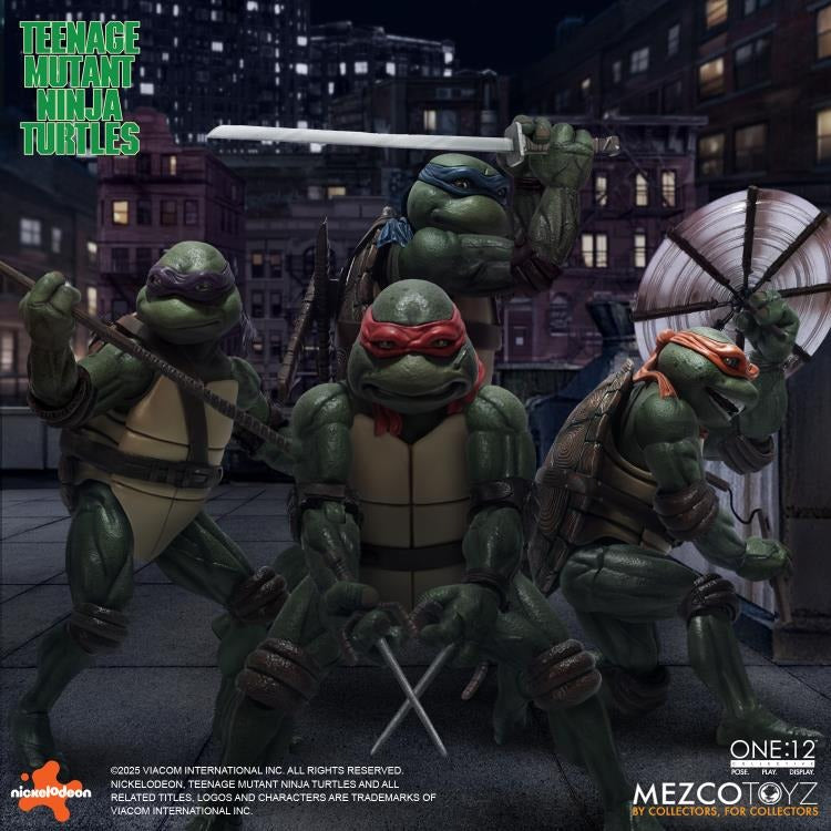 Teenage Mutant Ninja Turtles (1990) One:12 Collective Action Figure Boxed Set (preorder)