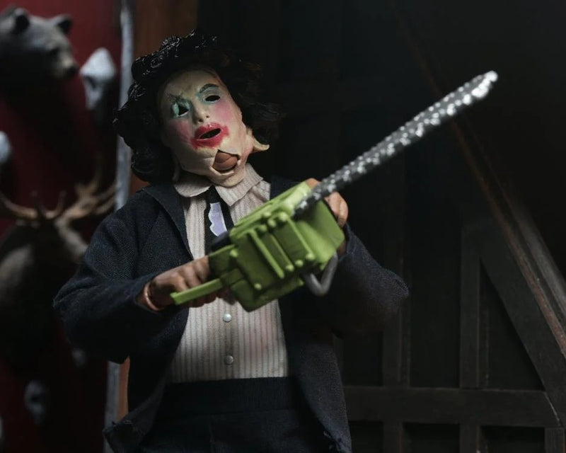 The Texas Chainsaw Massacre Leatherface with Pretty Woman Mask Clothed Action Figure