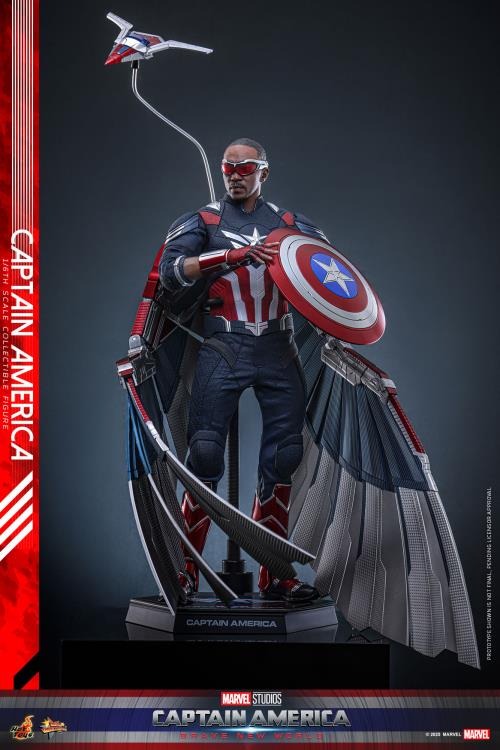 Captain America: Brave New World - Captain America 1/6th Scale Collectible Figure - MMS779 - Collectables > Action Figures > toys -  Hot Toys