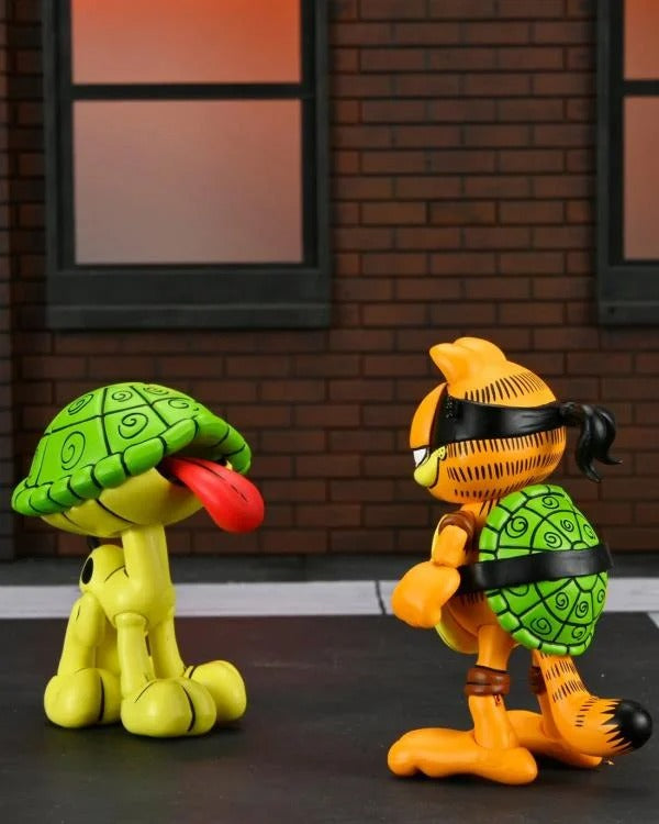 Teenage Mutant Ninja Turtles x Garfield Ultimate Garfello & Odie (Archie Comics) Action Figure Set (preorder Q2 2026) - Collectables > Action Figures > toys -  Neca