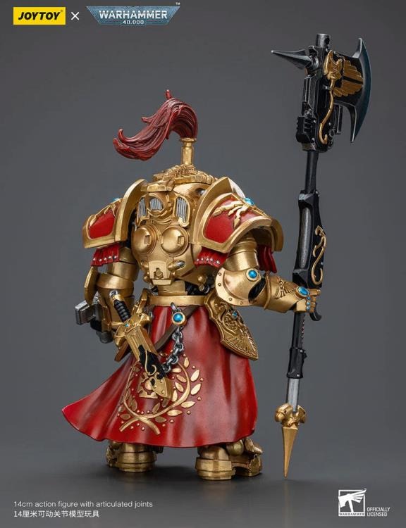 Warhammer 40K - Adeptus Custodes - Allarus Custodian with Castellan Axe - Collectables > Action Figures > toys -  Joy Toy