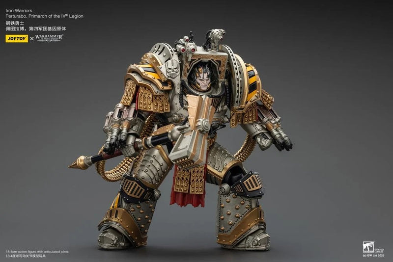 Warhammer 40K - The Horus Heresy - Iron Warriors - Perturabo, Primarch of the IVth Legion 1/18 Scale Action Figure - Collectables > Action Figures > toys -  Joy Toy
