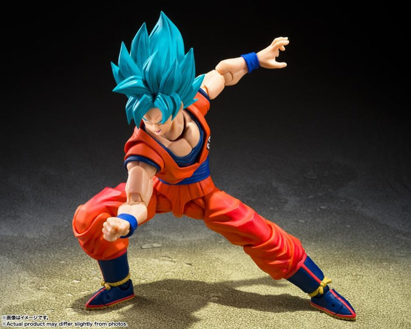 Dragon Ball Super S.H.Figuarts Super Saiyan God Super Saiyan Goku (Blue Power Transcending Limits) Action Figure (Preorder Aug 2026)