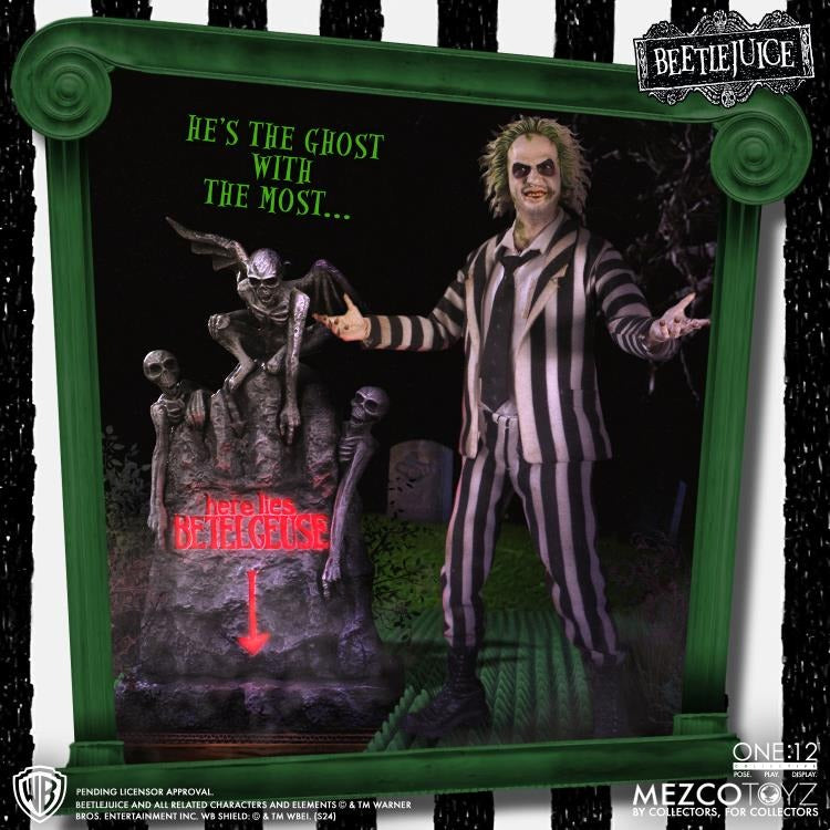 Beetlejuice (1988) - One:12 Collective - Beetlejuice Deluxe Edition - Collectables > Action Figures > toys -  MEZCO TOYS