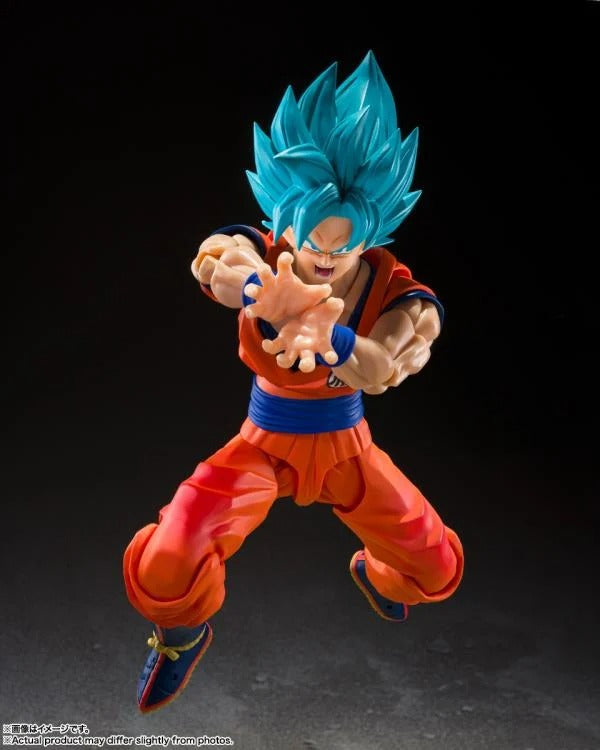 Dragon Ball Super S.H.Figuarts Super Saiyan God Super Saiyan Goku (Blue Power Transcending Limits) Action Figure (Preorder Aug 2026)