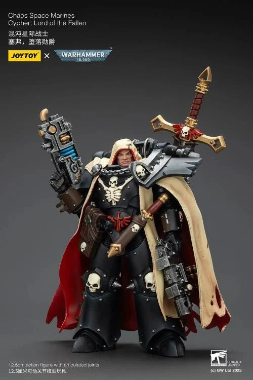 JoyToy - Warhammer 40K - Chaos Space Marines - Cypher, Lord of the Fallen - Collectables > Action Figures > toys -  Joy Toy