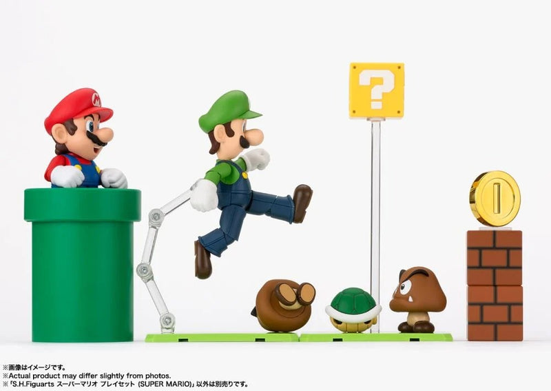 Super Mario - S.H.Figuarts - Super Mario Brothers Playset (Preorder Mar/Apr 2026) - Collectables > Action Figures > toys -  Bandai