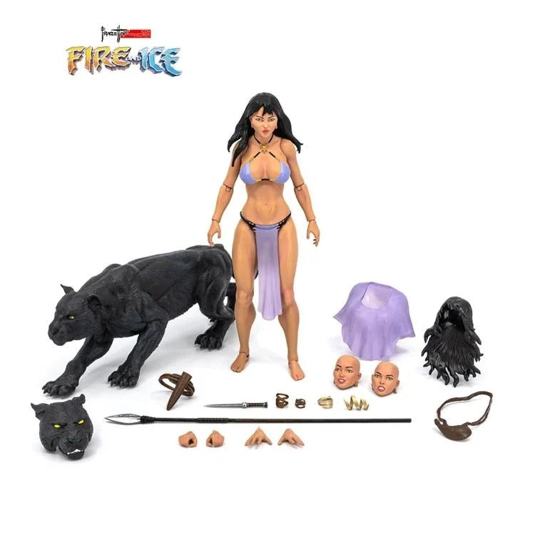 Fire and Ice - ICON Collectibles - Teegra (Ver. 2) 1/12 Scale Action Figure (Preorder Jul 2026) - Collectables > Action Figures > toys -  Frazetta Girls