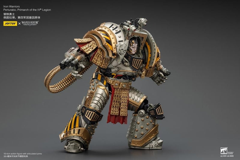 Warhammer 40K - The Horus Heresy - Iron Warriors - Perturabo, Primarch of the IVth Legion 1/18 Scale Action Figure - Collectables > Action Figures > toys -  Joy Toy