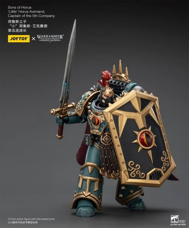 JoyToy - Warhammer 40K - Sons of Horus - Little Horus Aximand Captain of the 5th Company - Collectables > Action Figures > toys -  Joy Toy