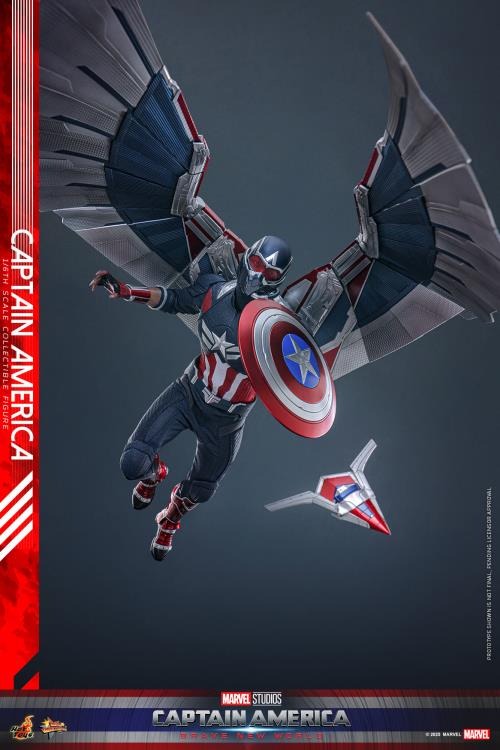 Captain America: Brave New World - Captain America 1/6th Scale Collectible Figure - MMS779 - Collectables > Action Figures > toys -  Hot Toys