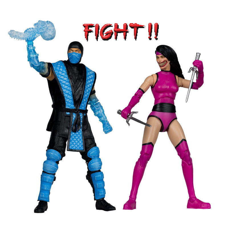 McFarlane Toys - Mortal Kombat Klassic - Sub-Zero vs Mileena 2-Pack - Collectables > Action Figures > toys -  McFarlane Toys