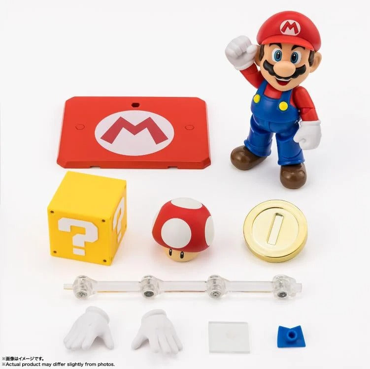 Super Mario - S.H.Figuarts - Mario (Preorder Mar/Apr 2026) - Collectables > Action Figures > toys -  Bandai