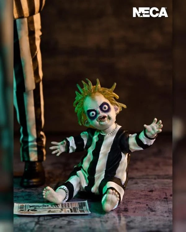Beetlejuice Beetlejuice - Ultimate "Striped Suit" Beetlejuice Action Figure - Collectables > Action Figures > toys -  Neca