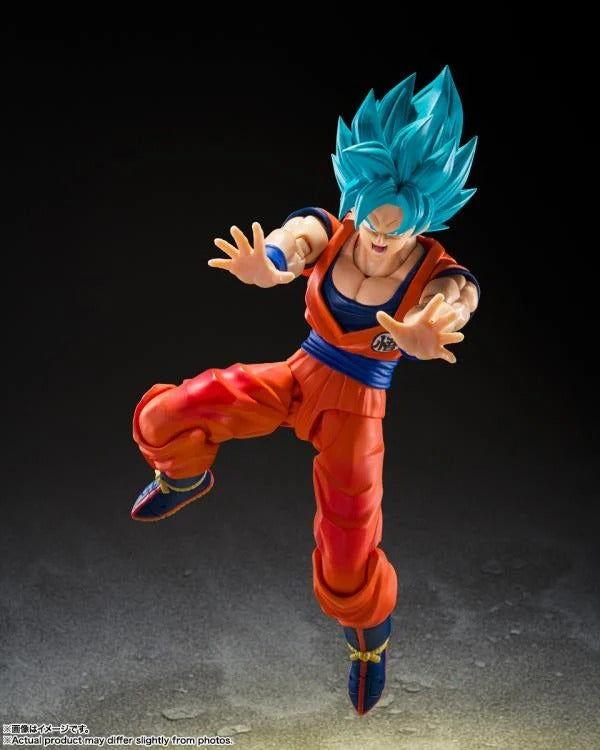 Dragon Ball Super S.H.Figuarts Super Saiyan God Super Saiyan Goku (Blue Power Transcending Limits) Action Figure (Preorder Aug 2026)