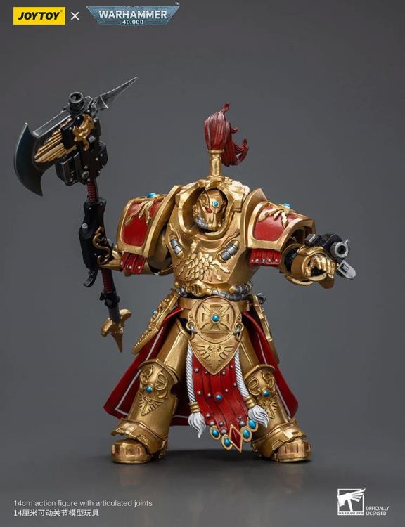 Warhammer 40K - Adeptus Custodes - Allarus Custodian with Castellan Axe - Collectables > Action Figures > toys -  Joy Toy