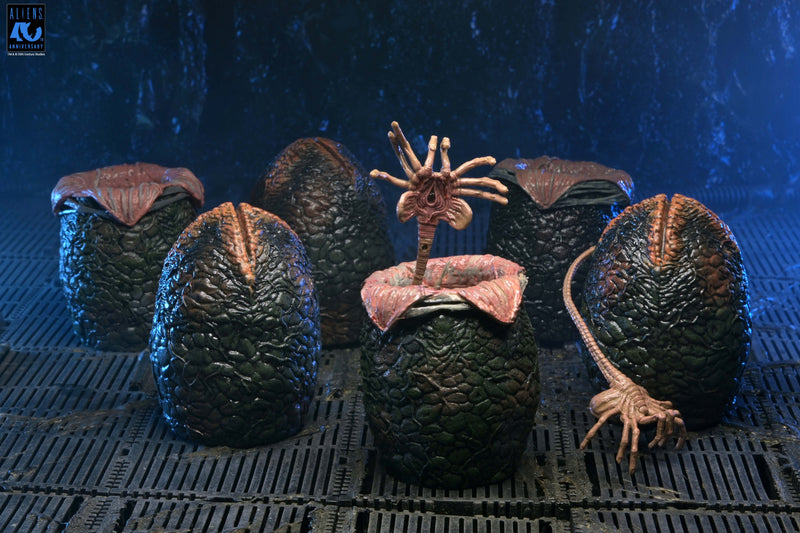 Aliens - 40th Anniversary Carton of Alien Eggs 6 Pack (Preorder Sep 2026) - Collectables > Action Figures > toys -  Neca