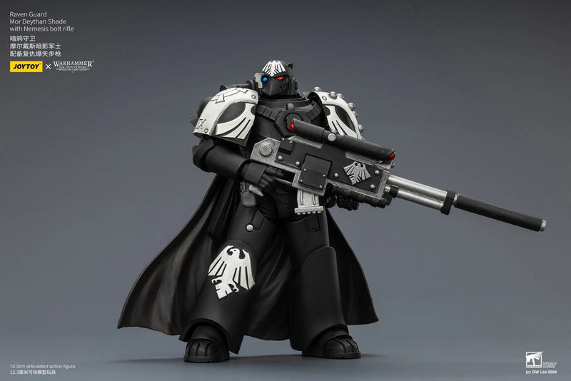 JoyToy - Warhammer: The Horus Heresy Raven Guard Mor Deythan Shade with Nemesis Bolt Rifle 1/18 Scale Action Figure