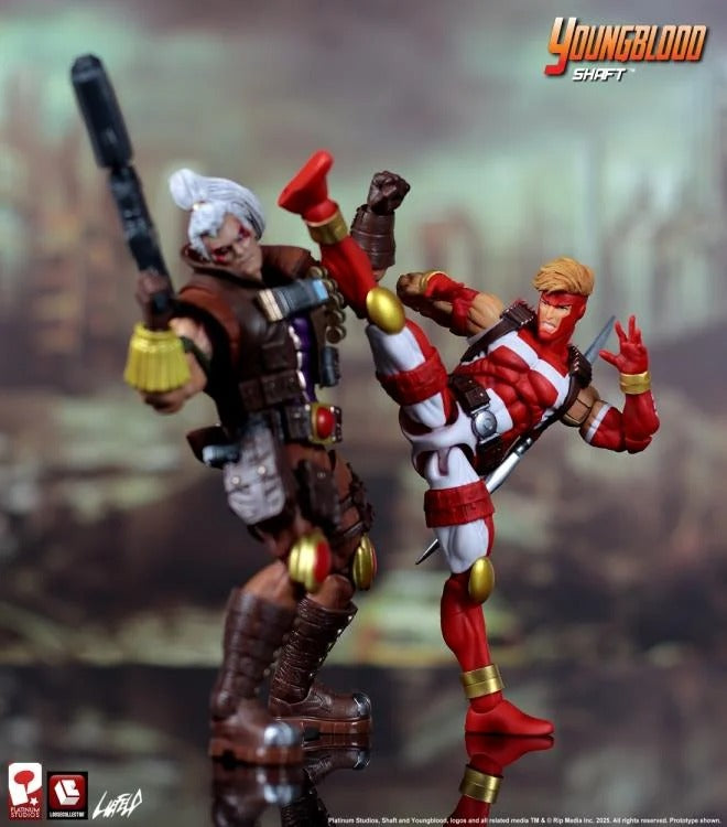 Rob Liefeld's Youngblood - Shaft Action Figure (Preorder Q1 2026) - Collectables > Action Figures > toys -  LooseCollector