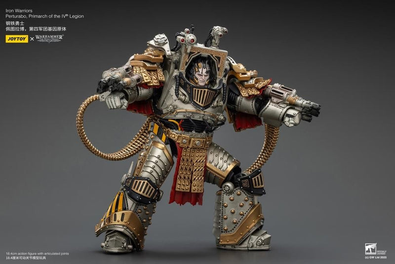 Warhammer 40K - The Horus Heresy - Iron Warriors - Perturabo, Primarch of the IVth Legion 1/18 Scale Action Figure - Collectables > Action Figures > toys -  Joy Toy