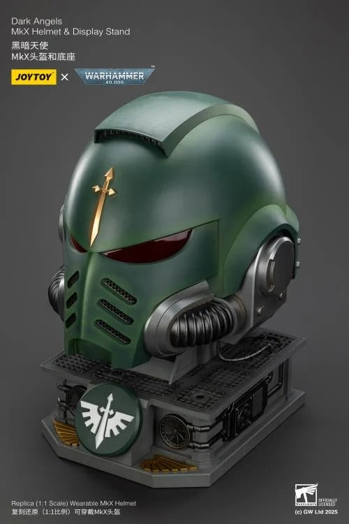 JOYTOY - Dark Angels - Dark Angels Mk. X Helmet & Display Stand (preorder Q2 2026)
