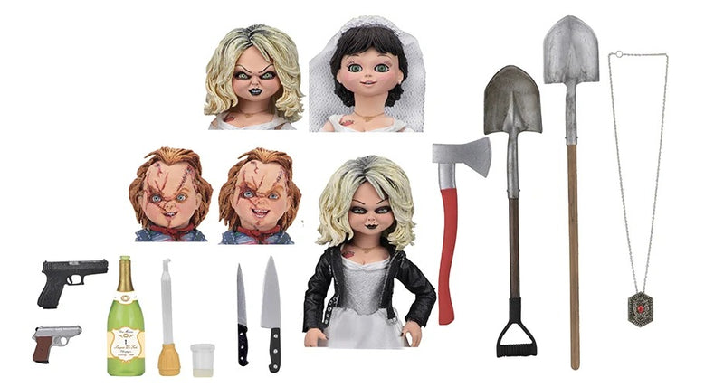 Neca - Bride Of Chucky 7 Inch Action Figure Ultimate Series - Chucky & Tiffany