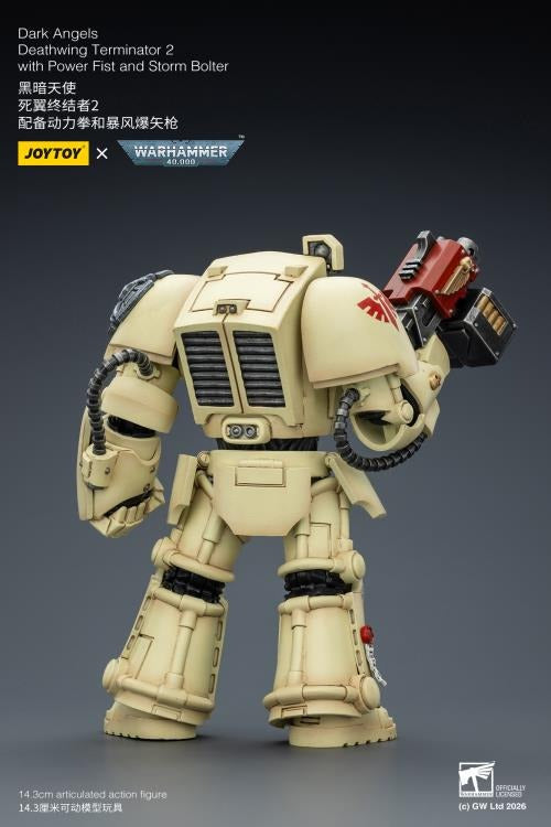 JoyToy - Warhammer 40K - Dark Angels - Terminator (Ver. 2) with Power Fist and Storm Bolter 1/18 Scale Action Figure