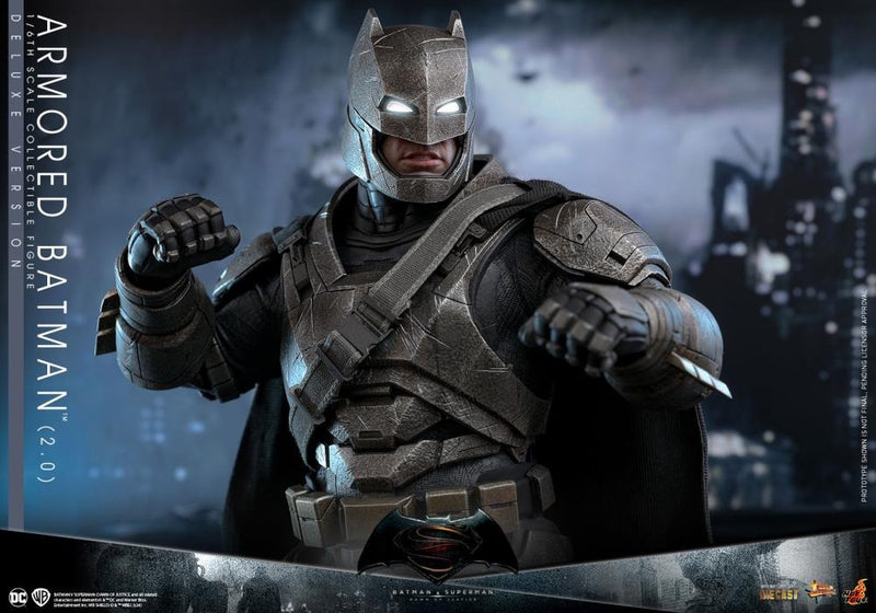 Batman v Superman: Dawn of Justice - Armored Batman (2.0) Deluxe 1/6th Scale Collectible Figure - MMS743D63
