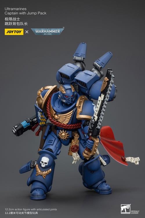 JoyToy - Warhammer 40K - Ultramarines - Ultramarines Captain with Jump Pack - Collectables > Action Figures > toys -  Joy Toy