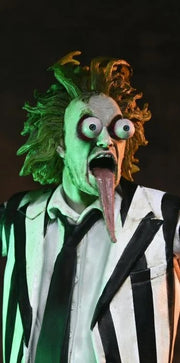 Beetlejuice Beetlejuice - Ultimate "Striped Suit" Beetlejuice Action Figure - Collectables > Action Figures > toys -  Neca